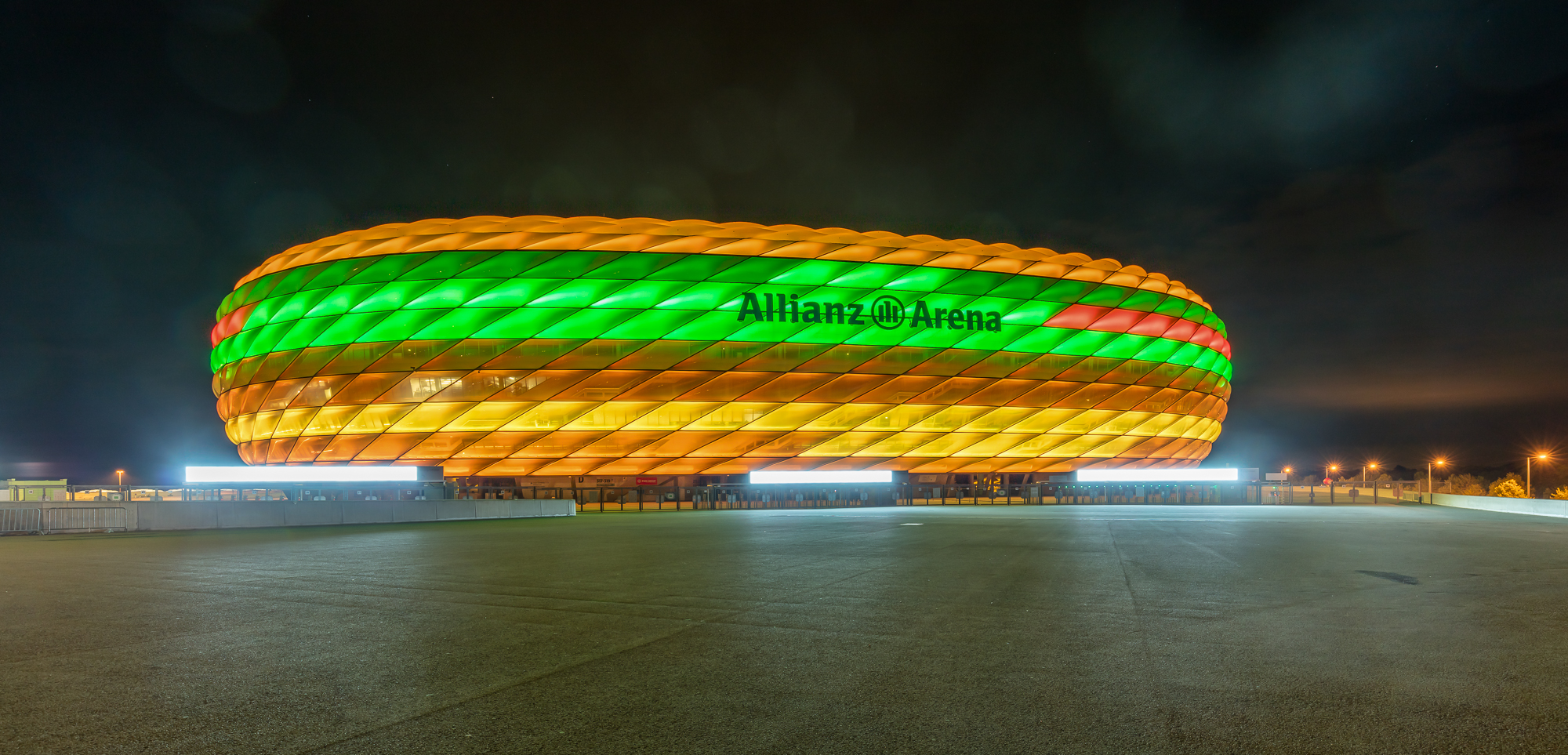 Allianz-Arena als Bio-Burger