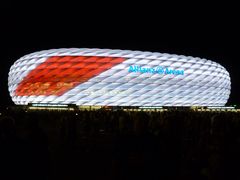 Allianz - Arena bei Nacht