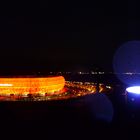 Allianz Arena bei Nacht