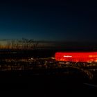 Allianz-Arena bei Nacht