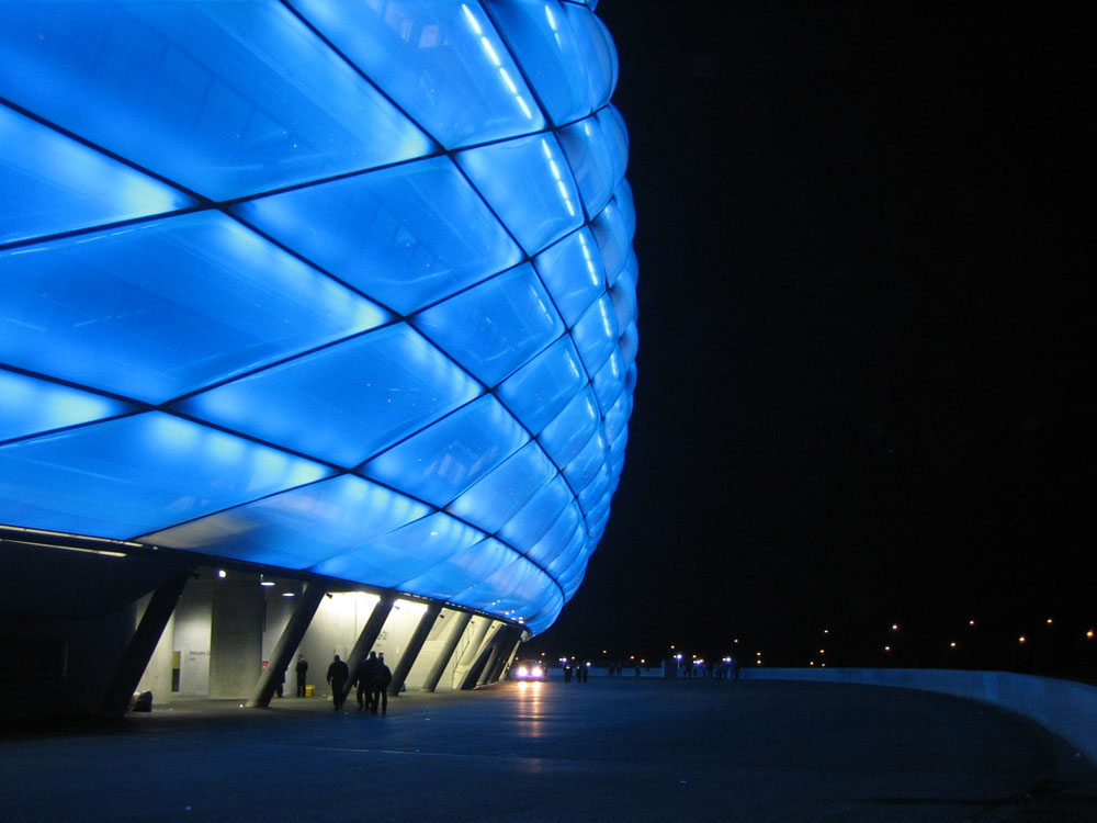 allianz arena BLAU