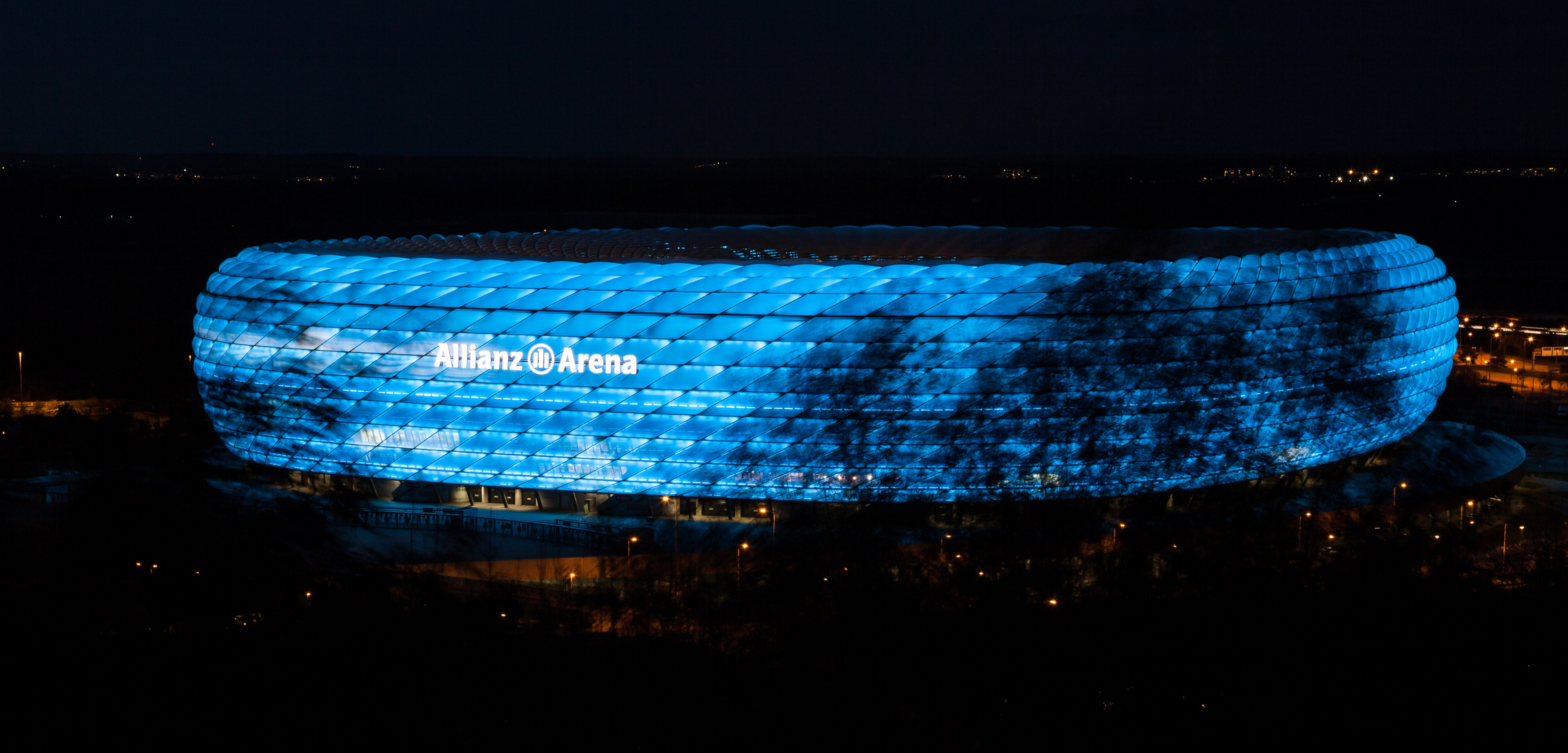 Allianz Arena im 60er look