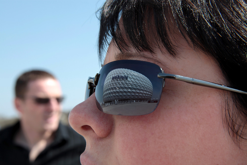 Allianz Arena im Blick