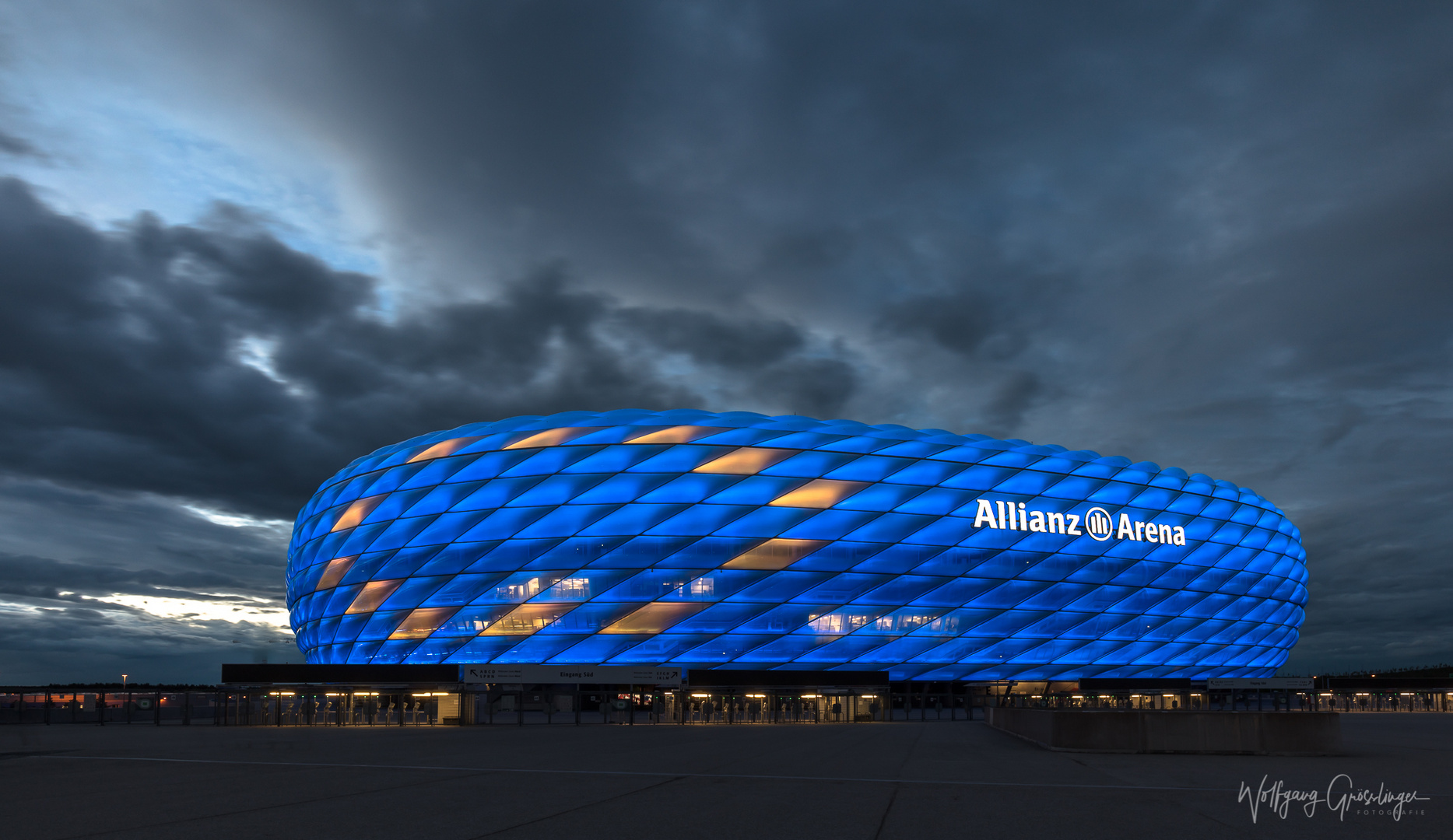 Allianz Arena im Zeichen der EU