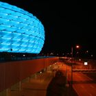 Allianz Arena in blau,