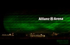 Allianz Arena in Grün