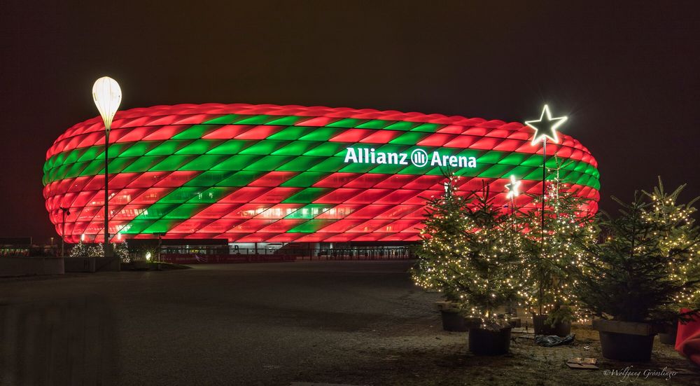 Allianz Arena München zum 1.Advent 2017