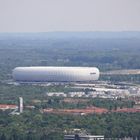 Allianz-Arena vom Olympiaturm aus