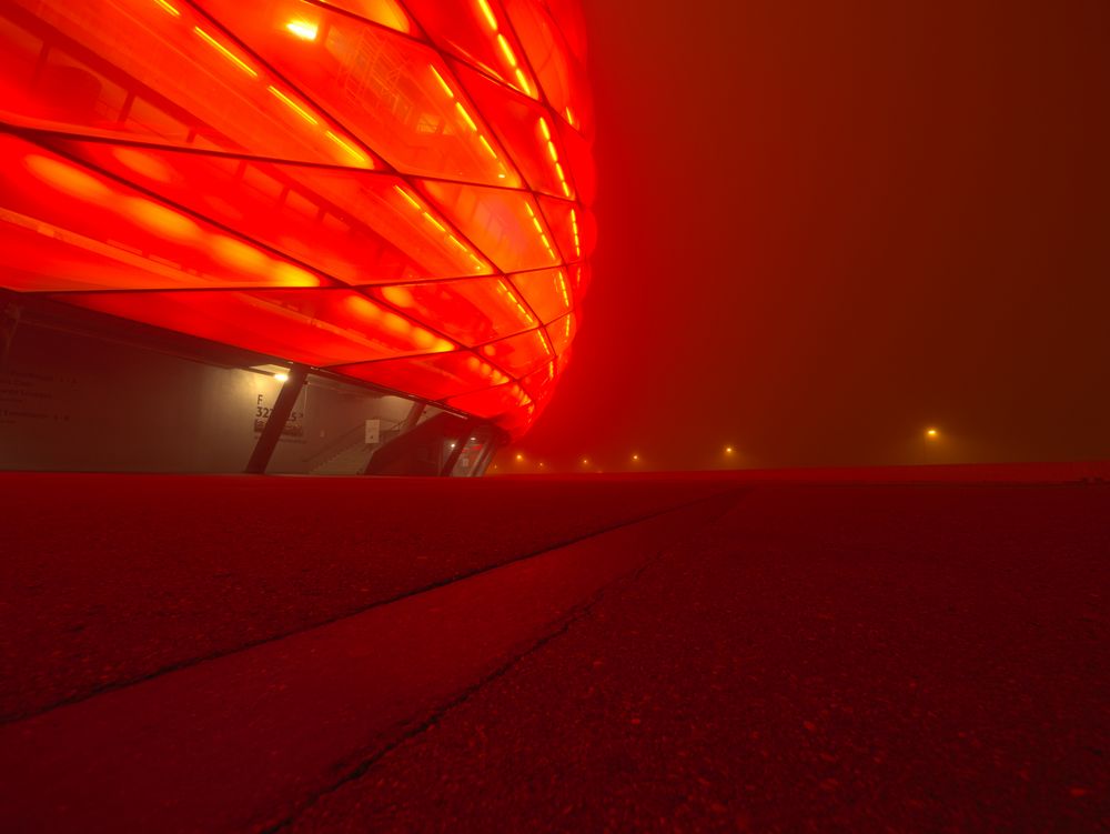 Allianz-Arena von unten für die "Bayern"