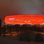 Allianz-Arena - vor dem Pokalspiel - Bayern gegen BVB