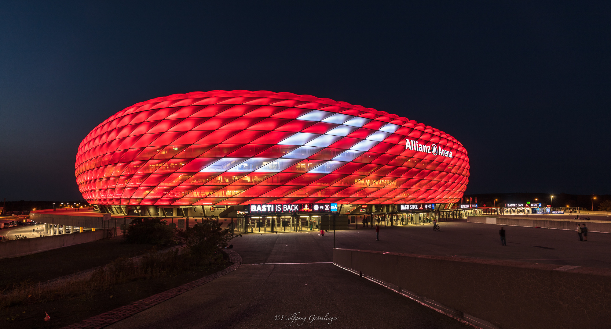 Allianz Arena zum Abschiedsspiel von Basti