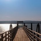 Allmählich verabschiedet sich die Sonne am Ammersee