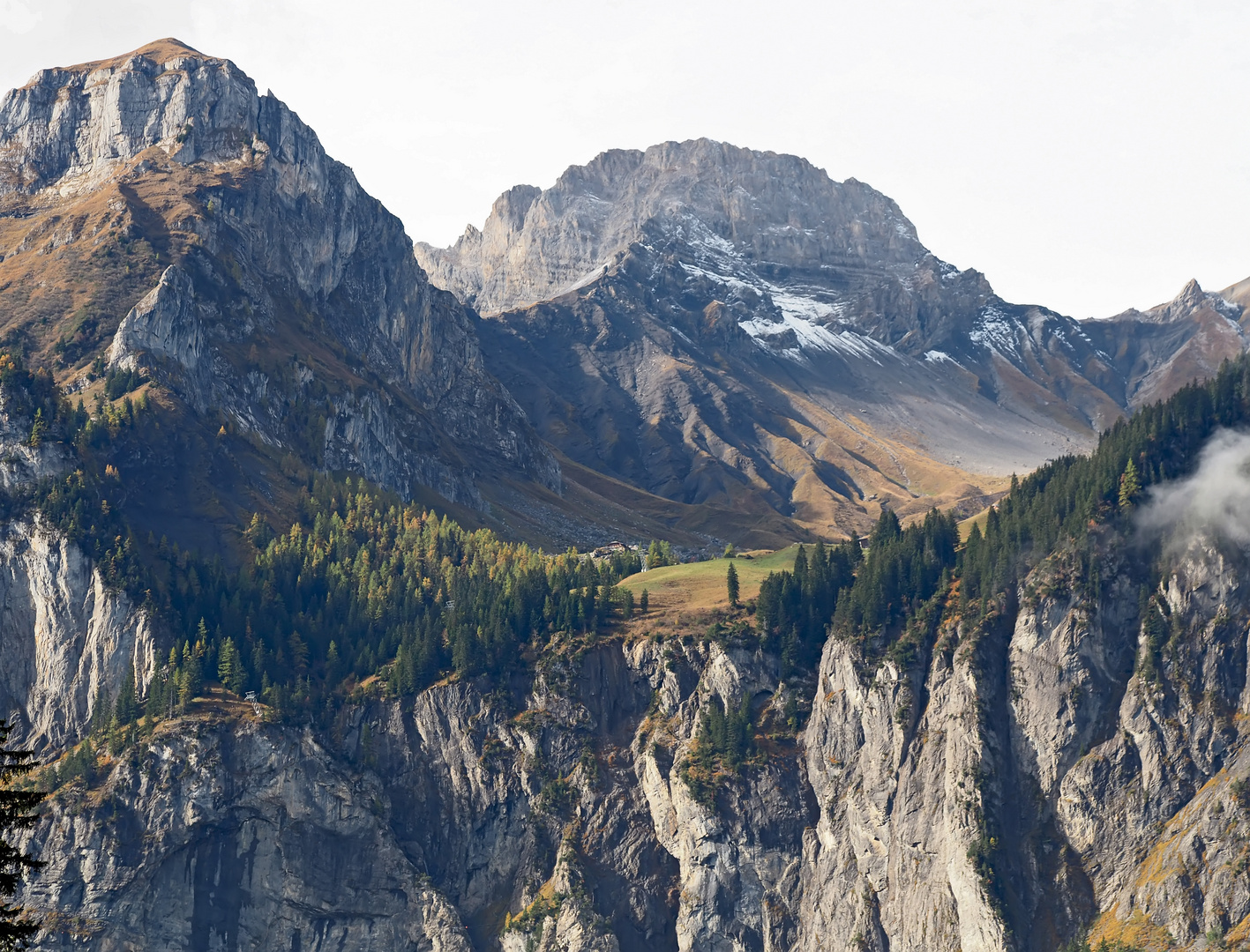 Allmenalp bei Kandersteg, noch ohne Schnee! - Une des vues depuis chez nous...