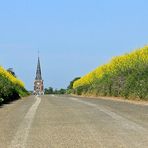 Allonville City , village de campagne en Pays de Somme