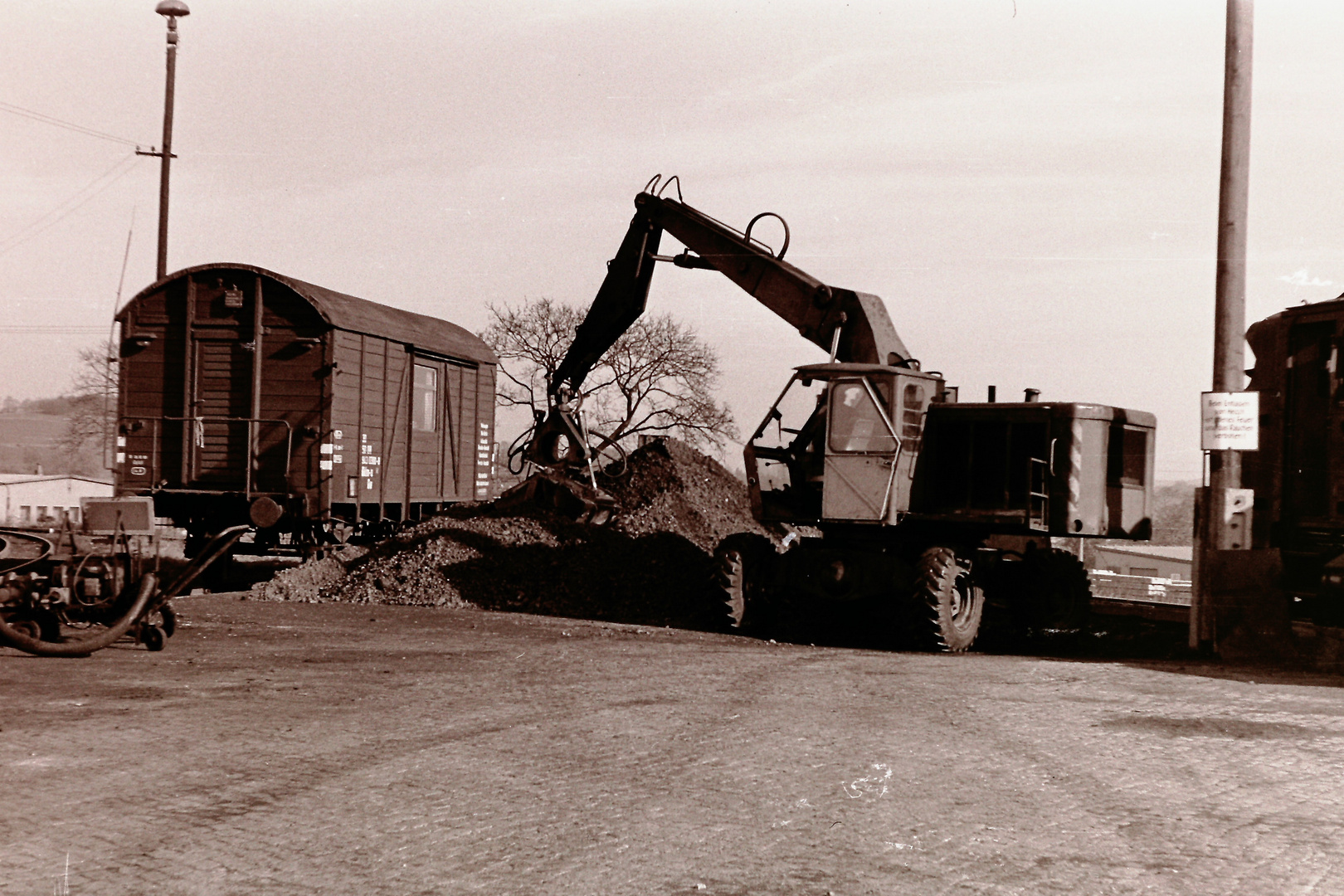 Alltag auf dem kleinen Güterbahnhof