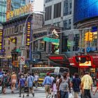 Alltag auf dem Times Square in New York ( EBV )