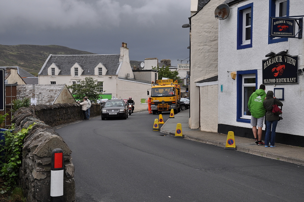 Alltagsblick in die Quay Street von Portree