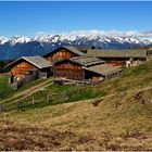 Alm Hütten auf der Rodeneck Alm