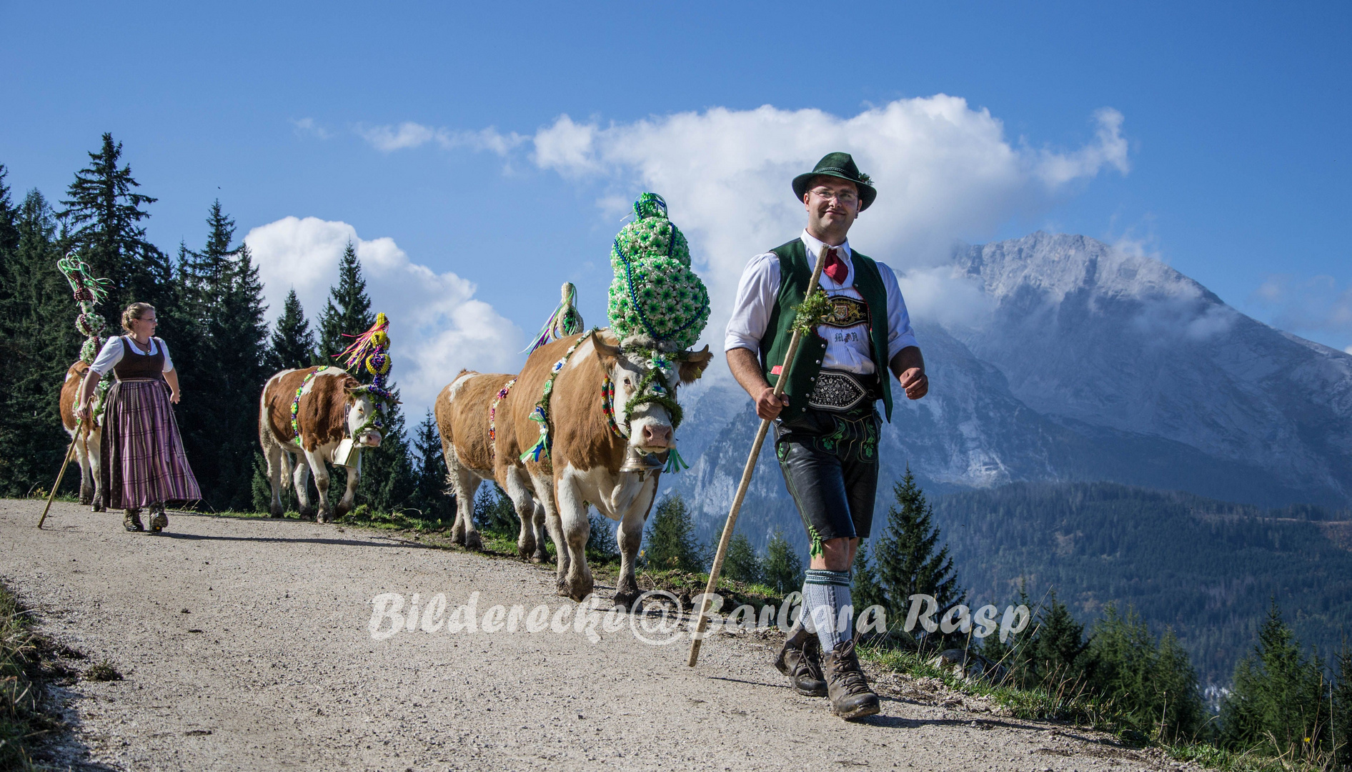 Almabtrieb im Berchtesgadener Land