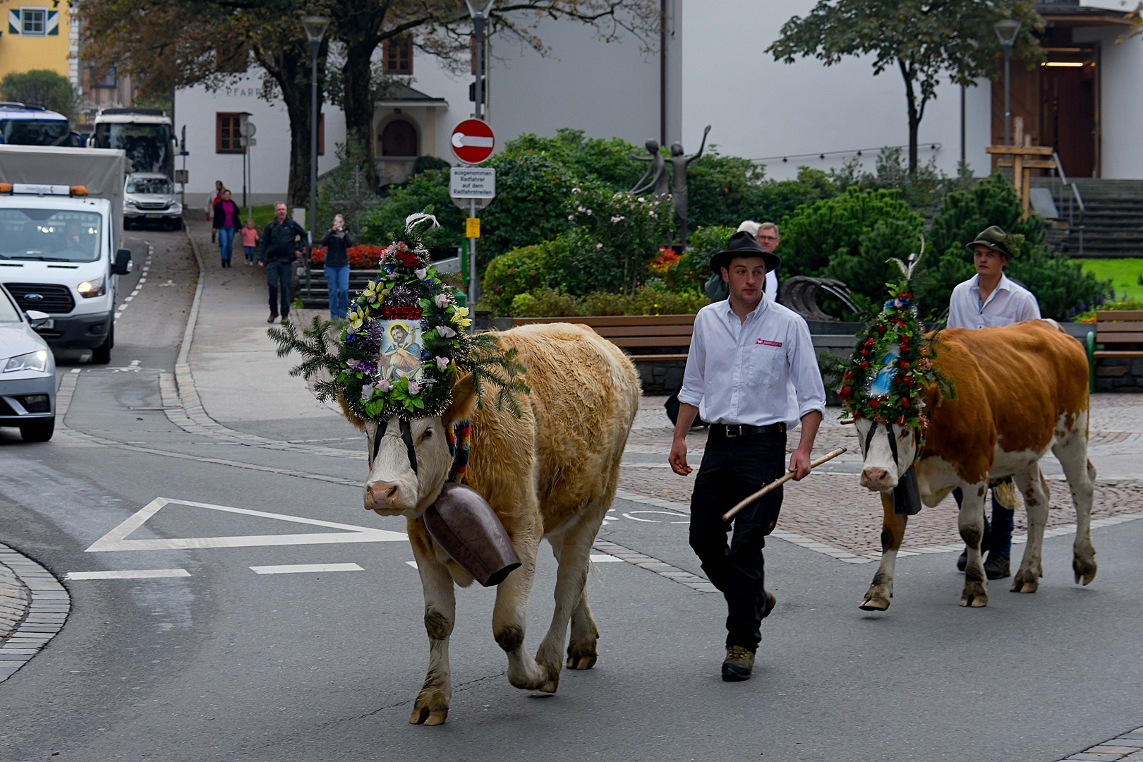 Almabtrieb in Mayrhofen