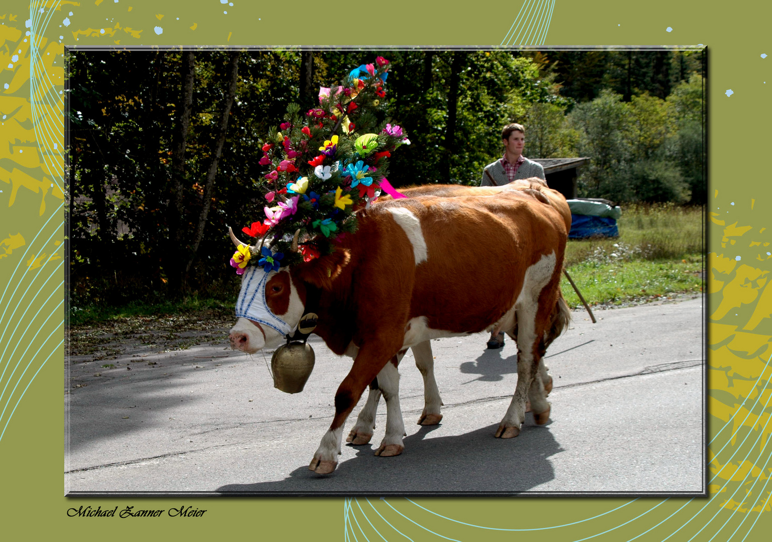 Almabtrieb in Ruhpolding