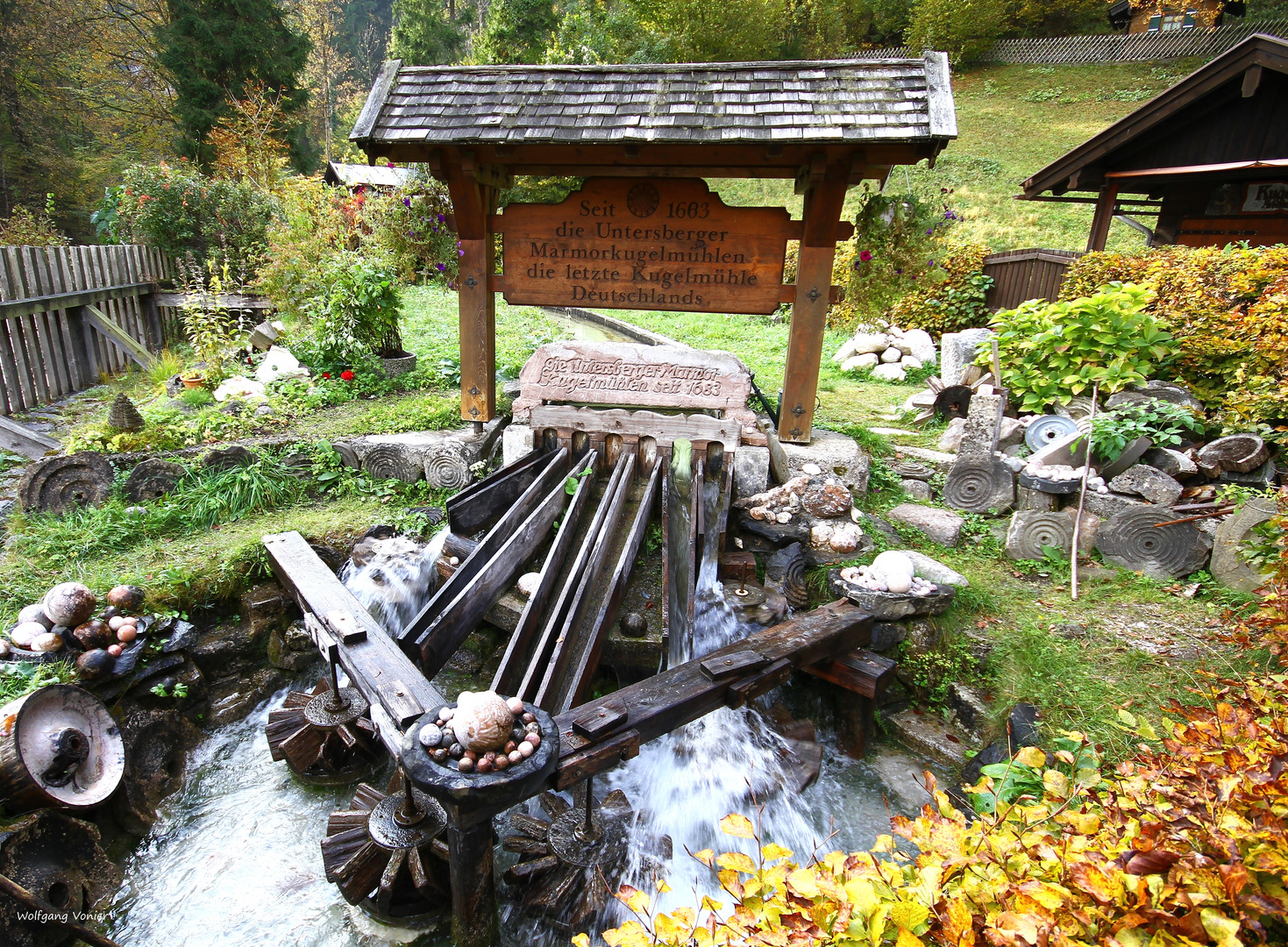 Almbachklamm Marmorkugelmühle