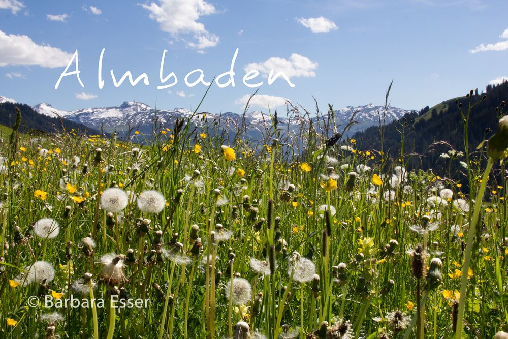 Almbaden - Graubünden nähe St. Antönten