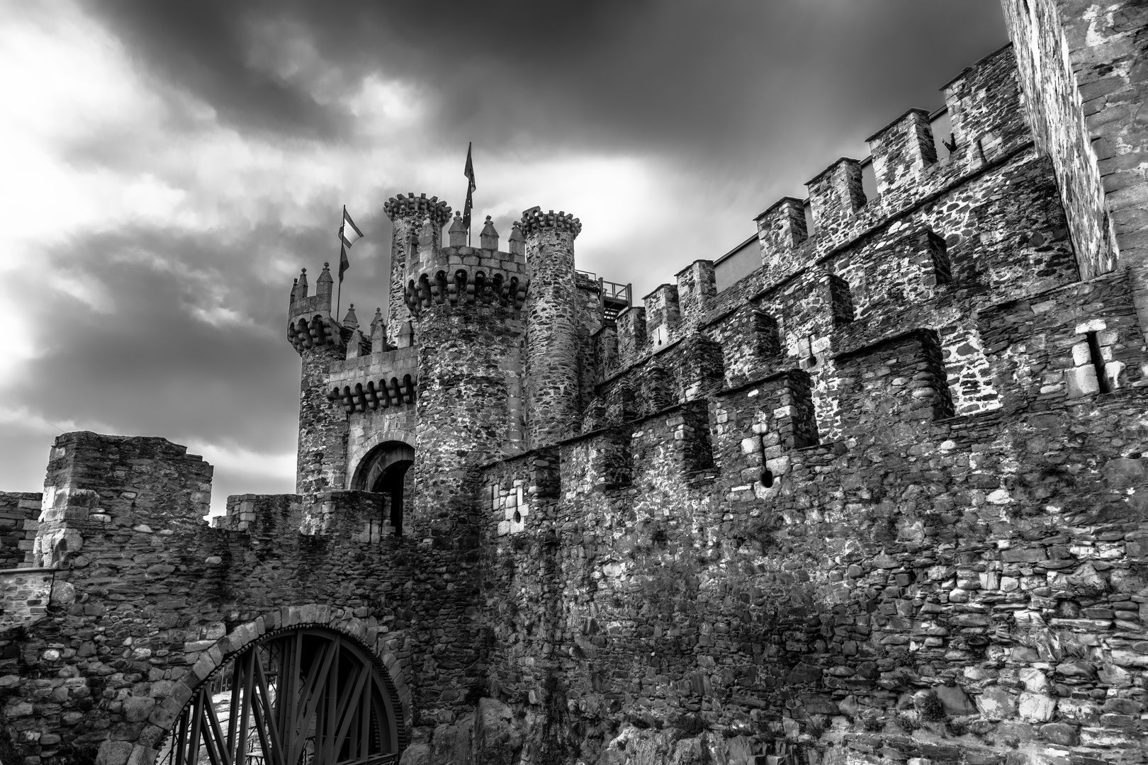 almenas castillo templario, Ponferrada