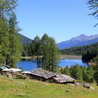 Almhütte am blauen See