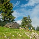 Almhütte in den Südkarpaten