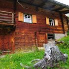 Almhütte in den Südtiroler Dolomiten