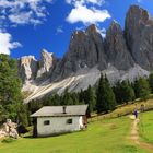 Almhütte unter den Geislern