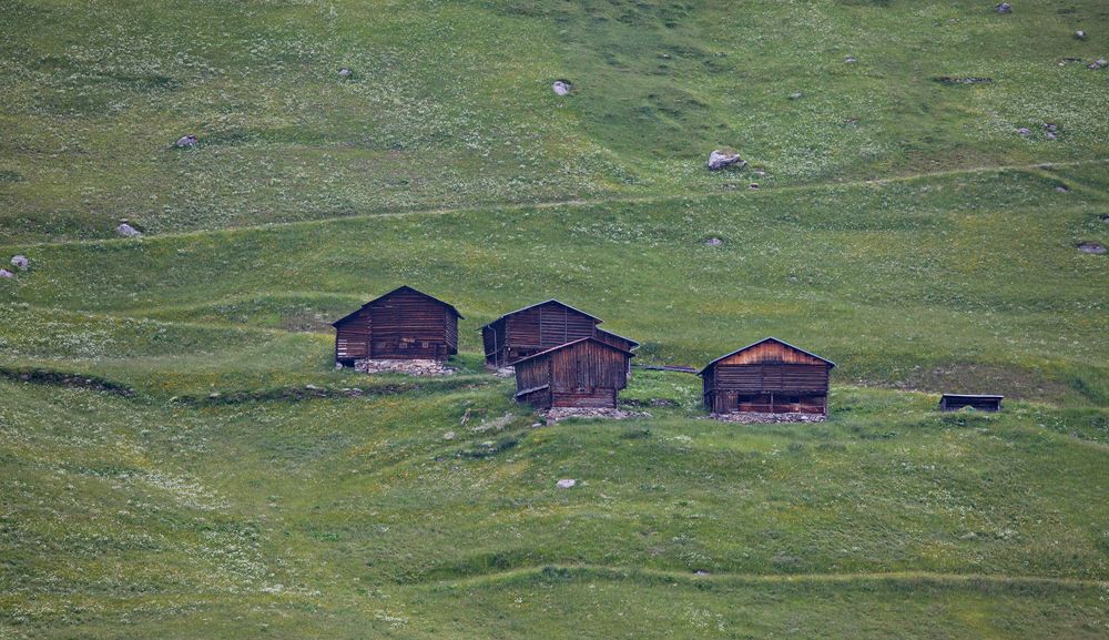 Almhütten im Tessin