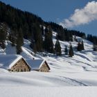 Almhütten in Laterns ( Vorarlberg)