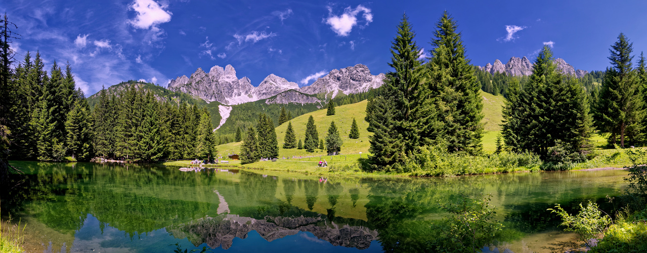 Almsee bei Filzmoos Panorama