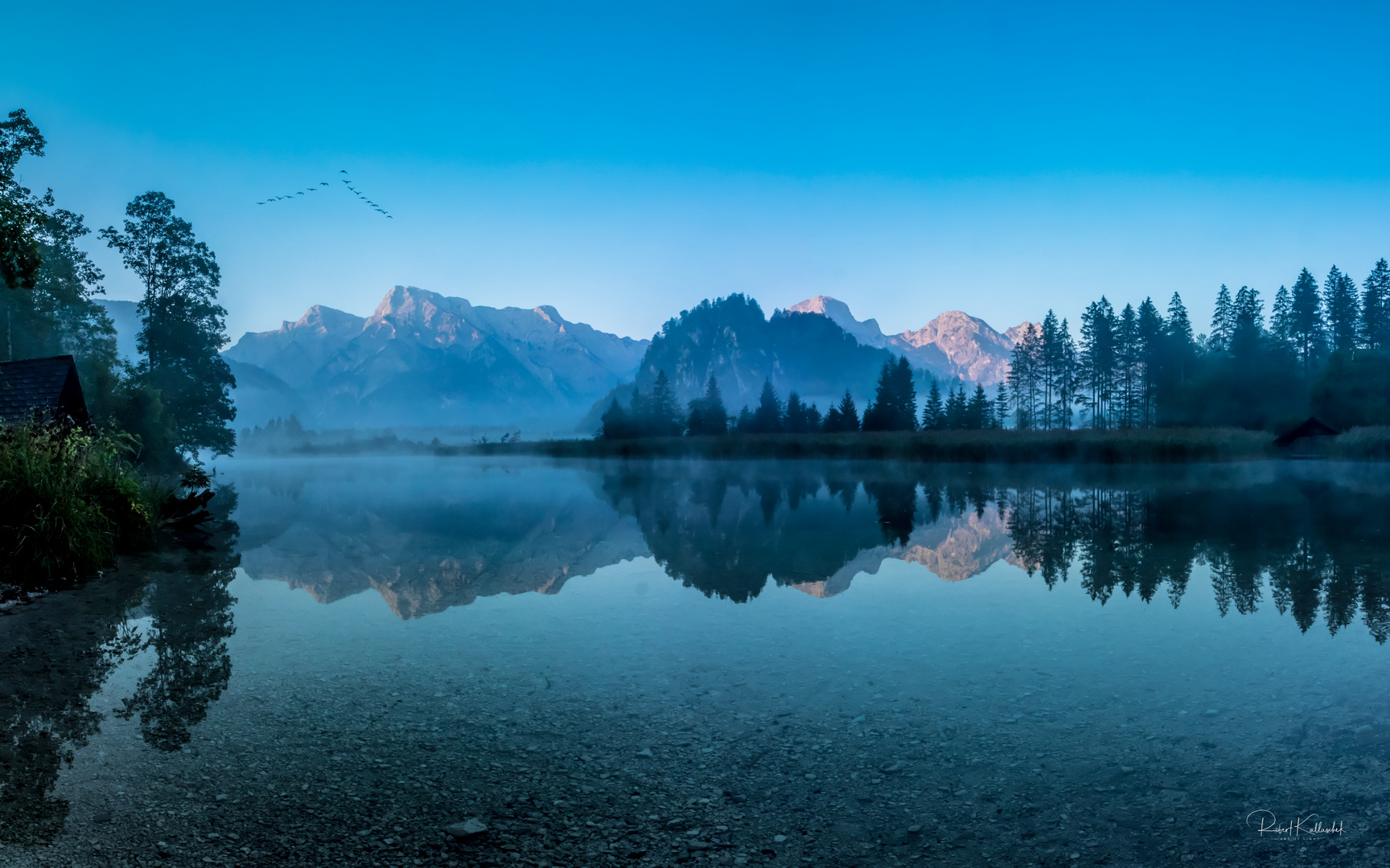 Almsee im Morgengrauen