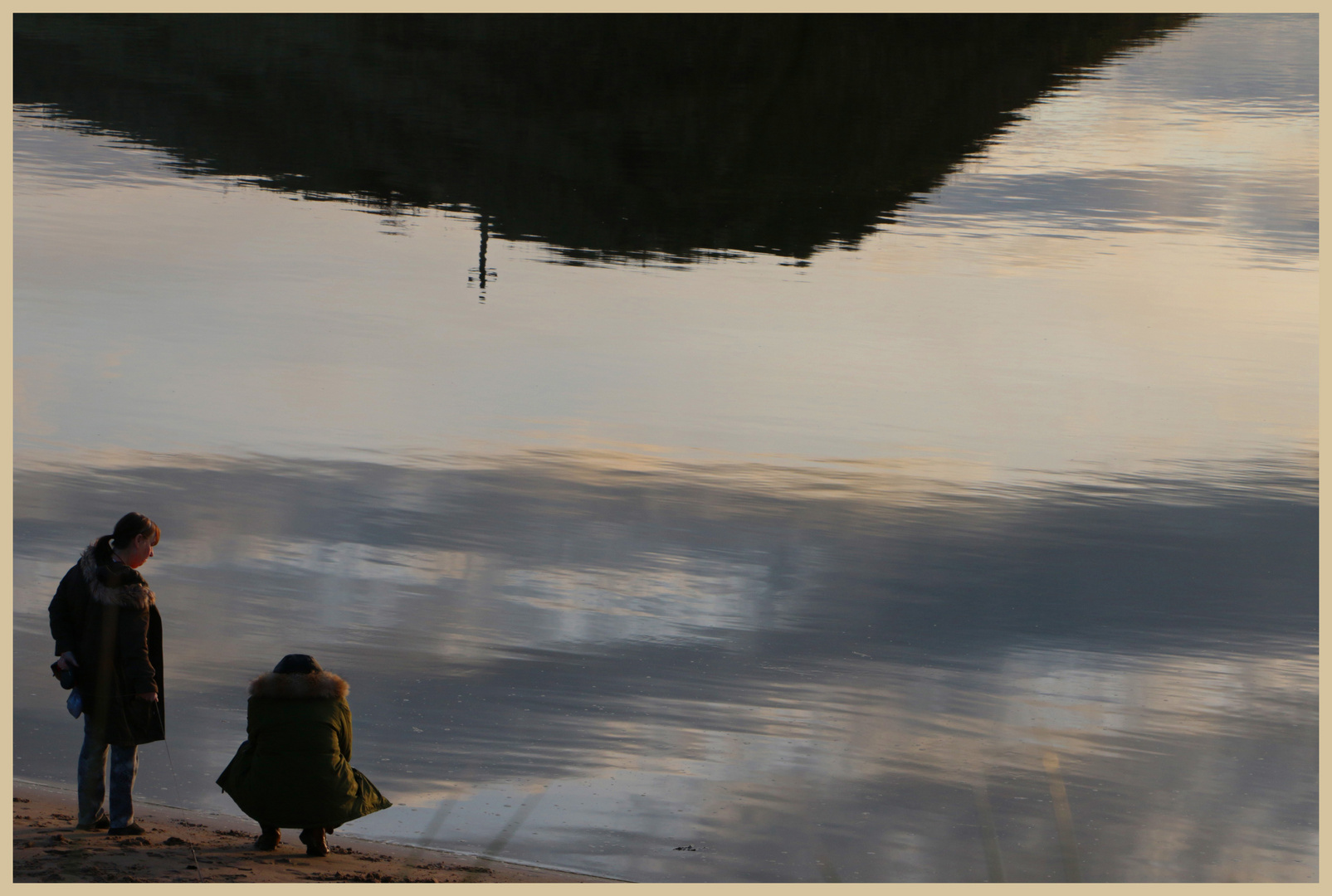 aln estuary at evening