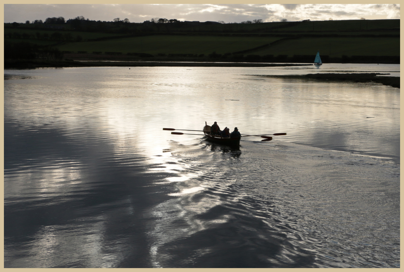 aln estuary in winter 2