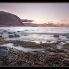 Alnes beach in sunset