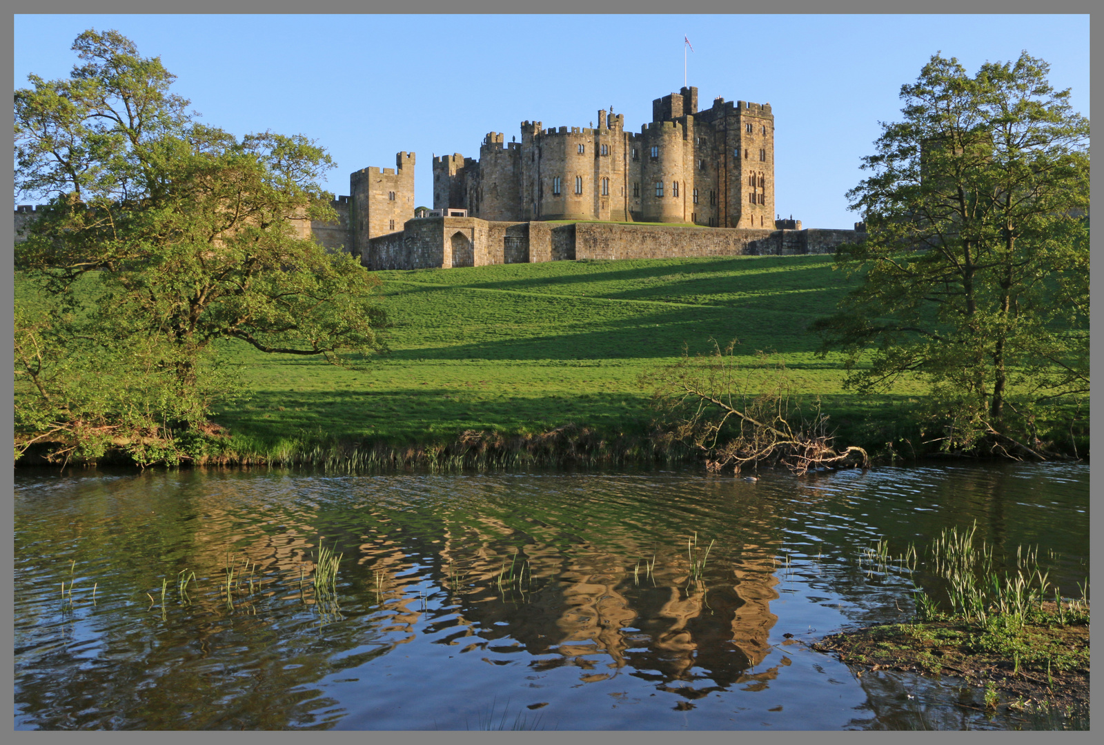 Alnwick Castle from the River 2A