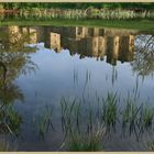 alnwick castle reflected