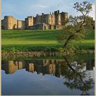 alnwick castle reflected 5