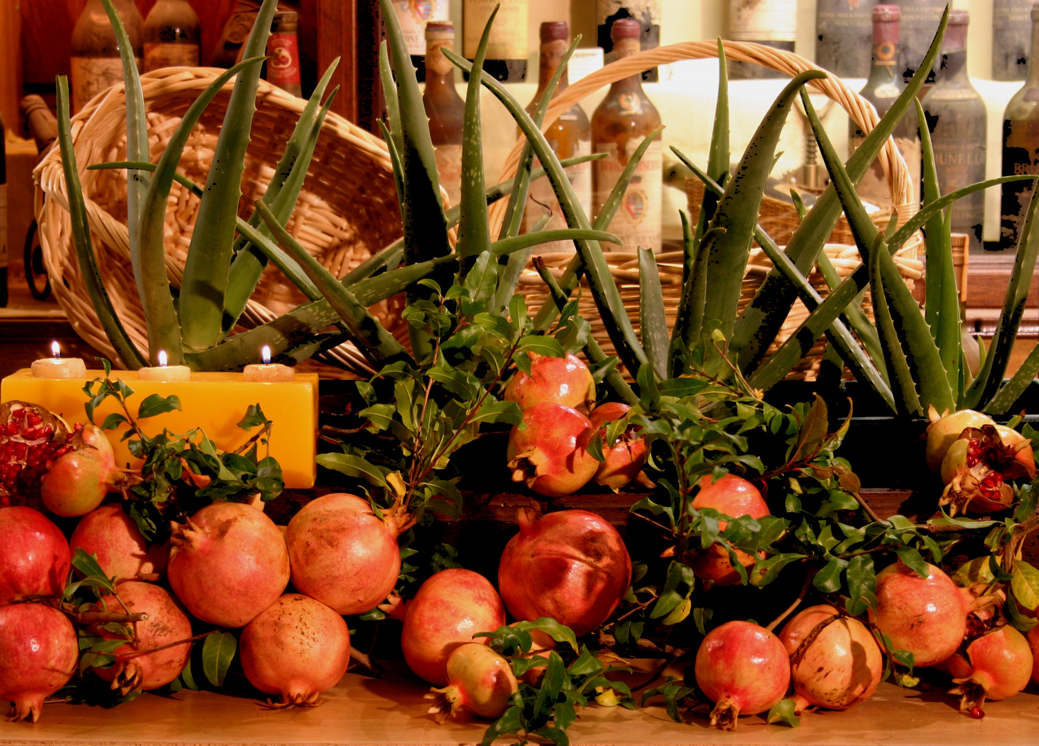 Aloe e melagrane.