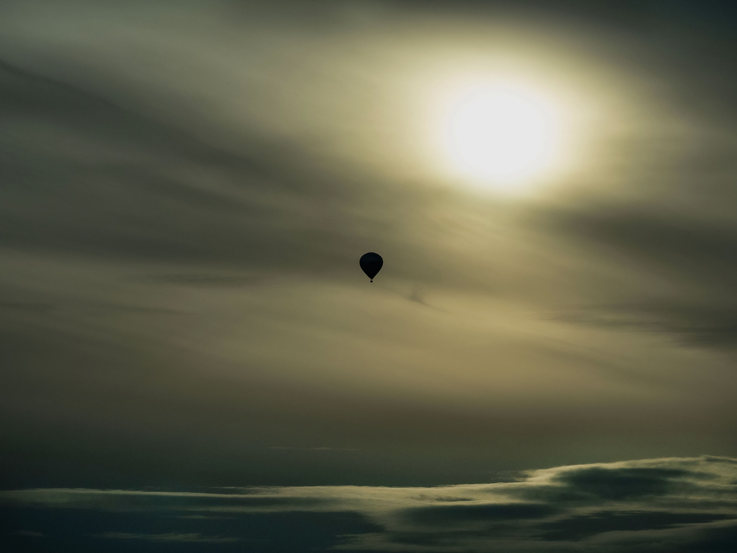 Alone in the sky