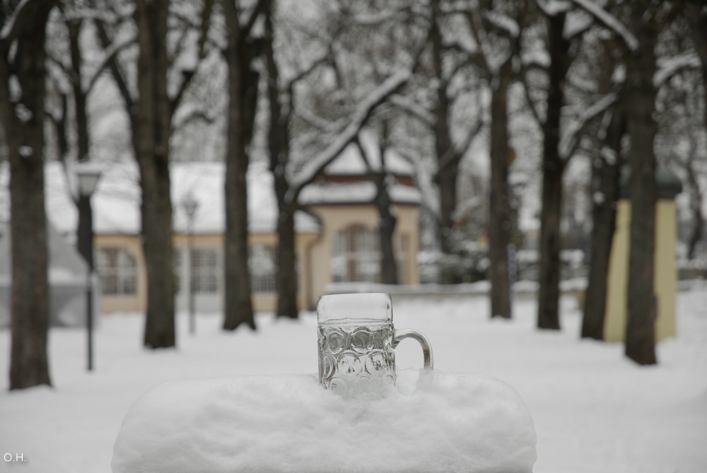 Alone in the snow