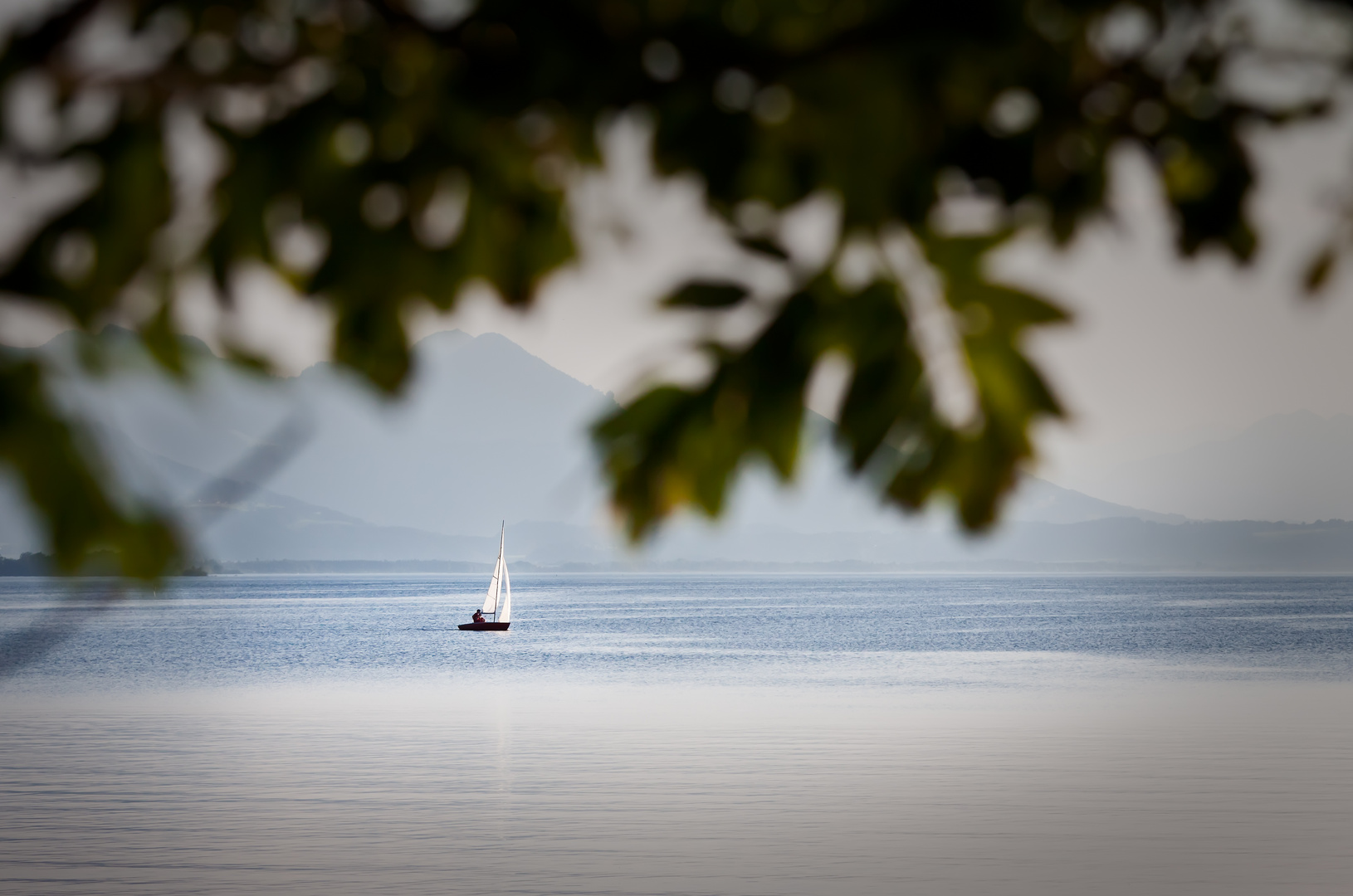 Alone on Lake Chiemsee