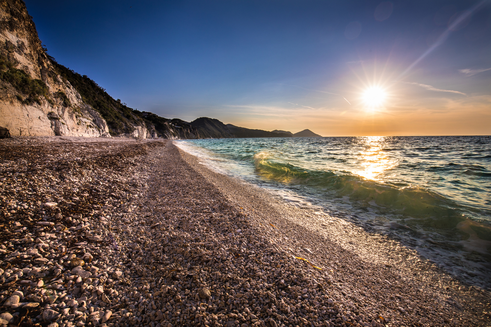 Alone on the beach