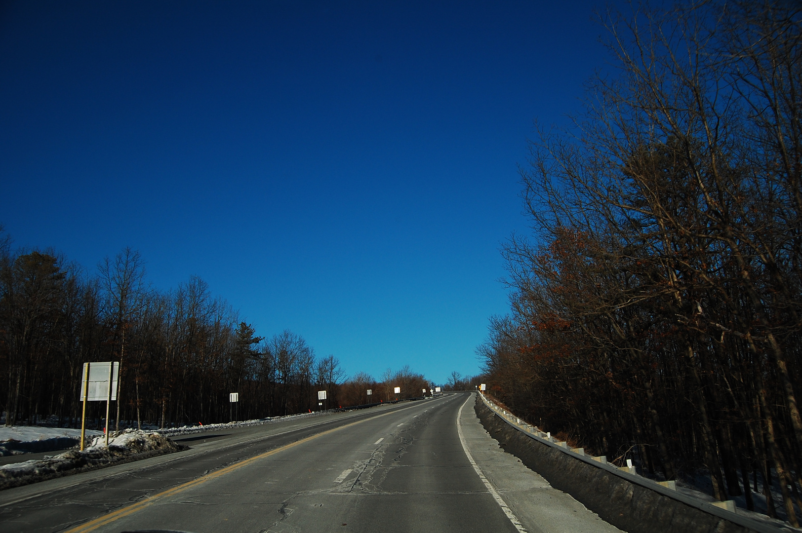 Alone on the road