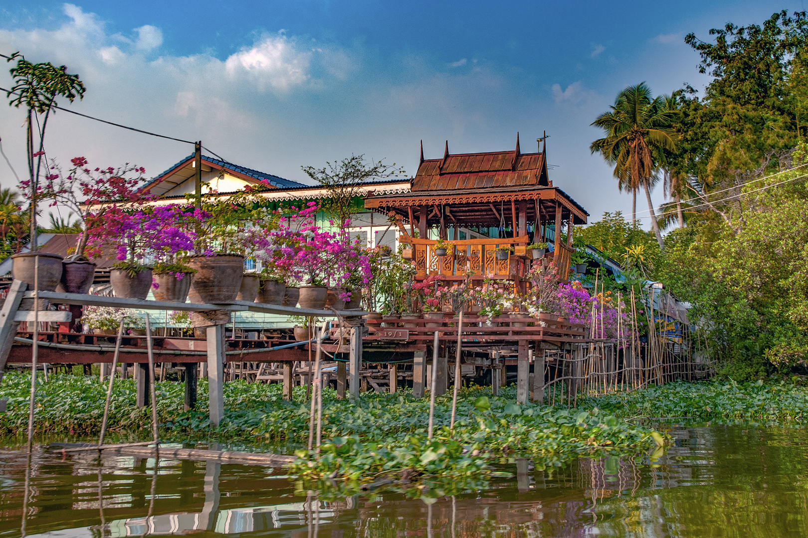 Along a klong in Nonthaburi