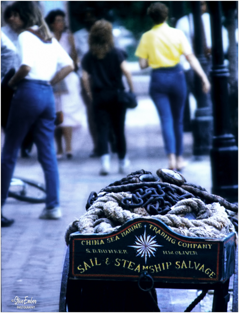 Along Fells Point Cobblestones